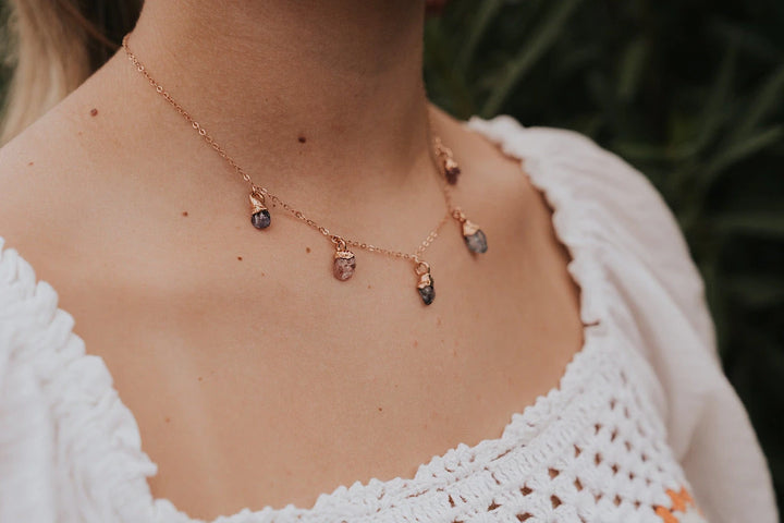 August Raindrops Necklace · Spinel · Necklaces ·  Little Sycamore