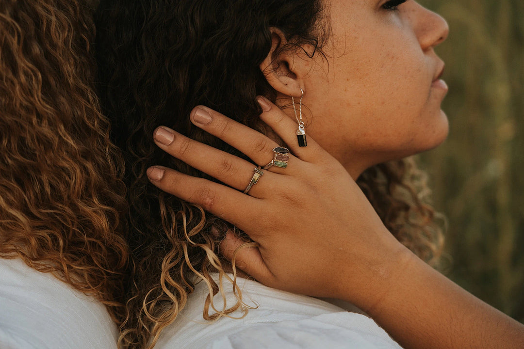 Black Tourmaline Drop Earrings · October · Earrings ·  Little Sycamore