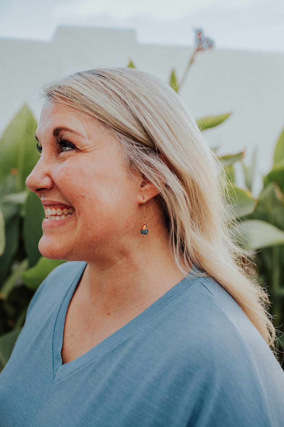 Blue Sapphire Drop Earrings · September · Earrings ·  Little Sycamore