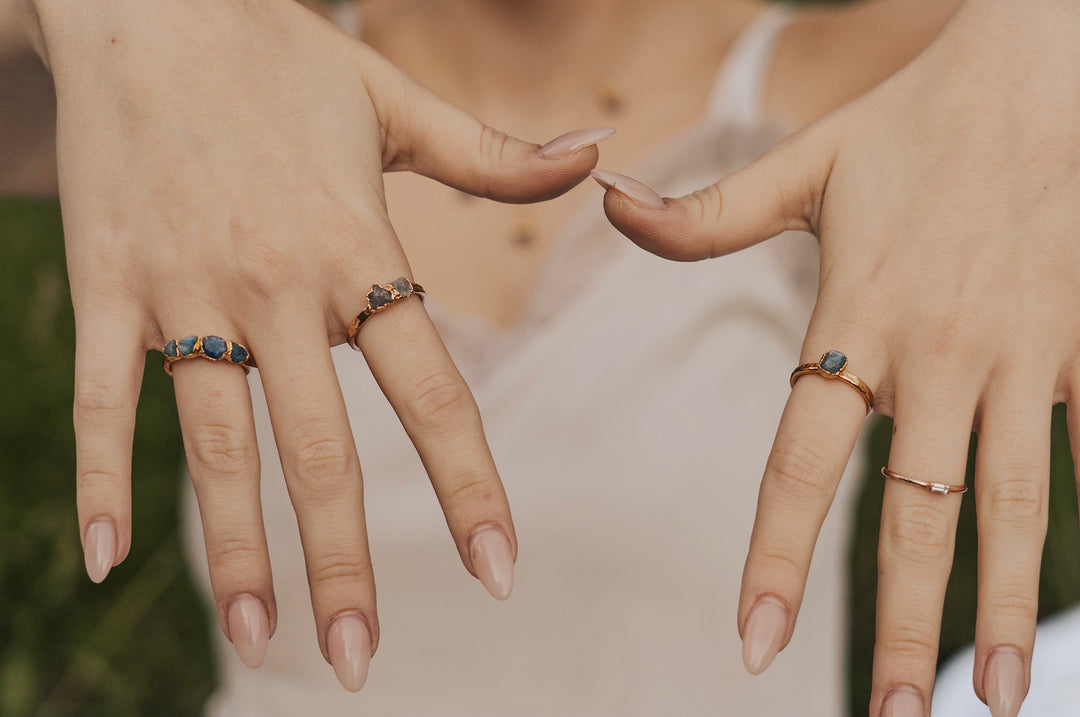 Blue Skies · September Stackable Ring · Rings ·  Little Sycamore