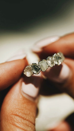 1ct blue moonstone engagement ring rose gold 14K/18K diamond wedding b –  Ohjewel