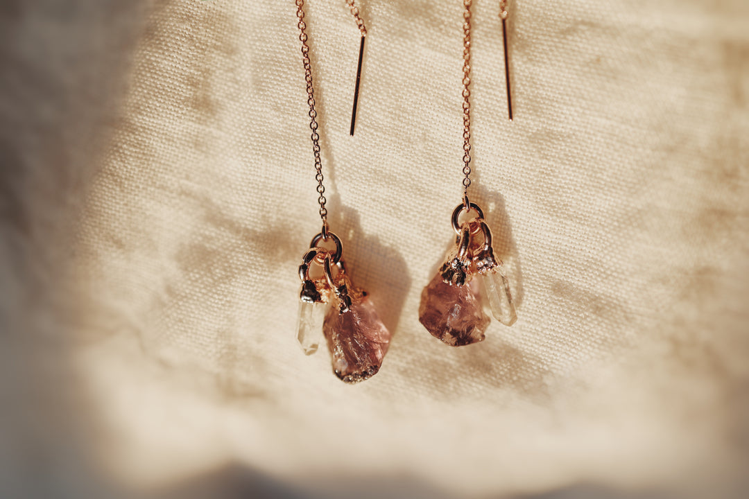 Single or Multi Stone Drop Earrings · Customizable