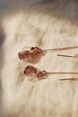 Single or Multi Stone Drop Earrings · Customizable - Little Sycamore