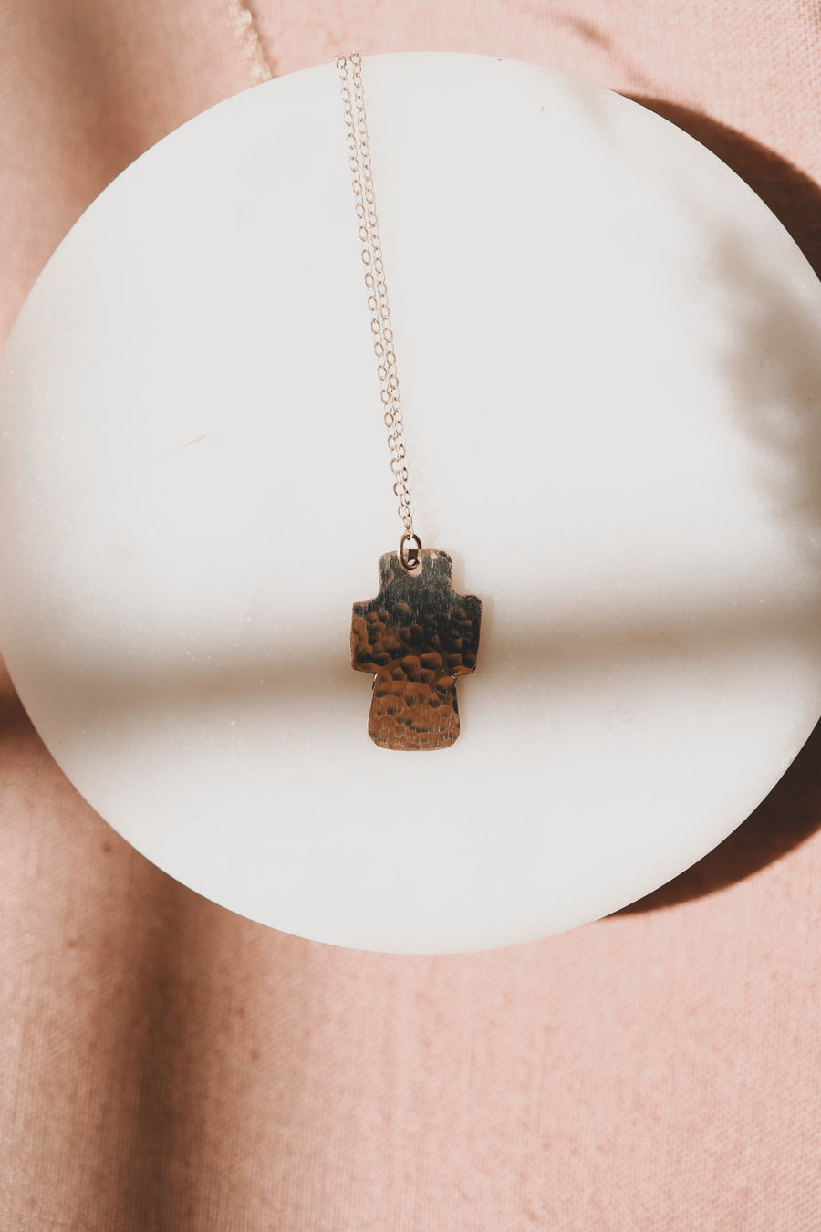 Steady Strength · Chunky Cross Necklace - Little Sycamore