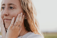 Clarity Studs · Quartz · Earrings ·  Little Sycamore