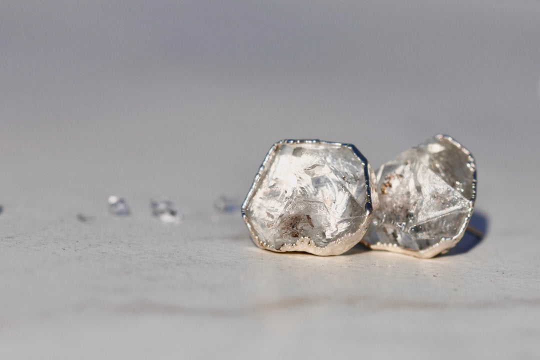 Clarity Studs · Quartz · Earrings ·  Little Sycamore