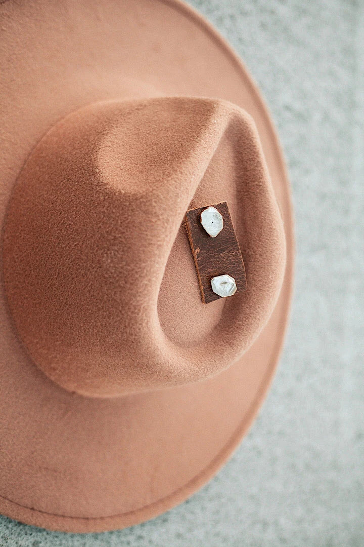 Clarity Studs · Quartz · Earrings ·  Little Sycamore
