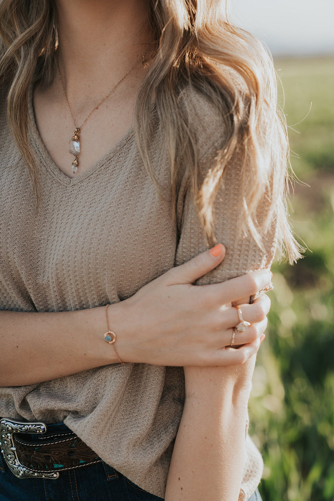 Crystal Drop Necklace · Necklaces ·  Little Sycamore