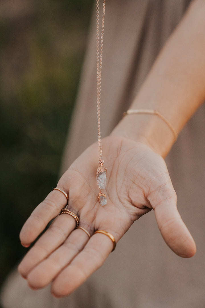 Crystal Drop Necklace · Necklaces ·  Little Sycamore