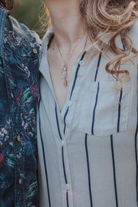 Crystal Drop Necklace · Necklaces ·  Little Sycamore