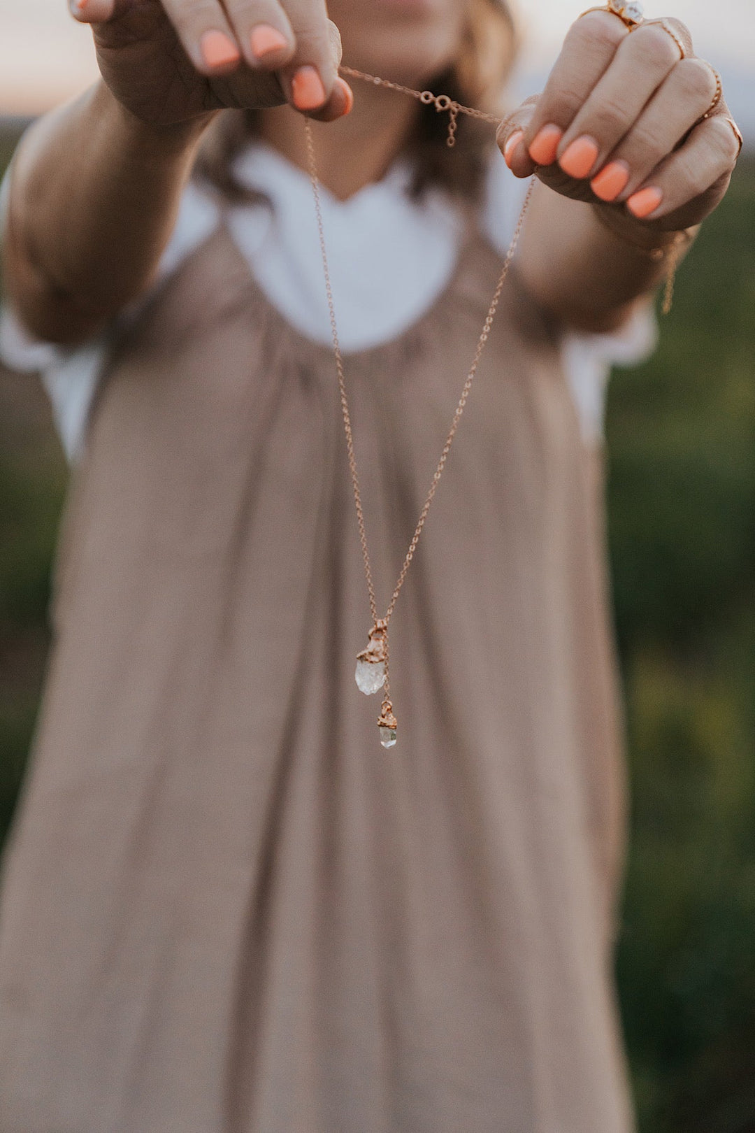 Crystal Drop Necklace · Necklaces ·  Little Sycamore