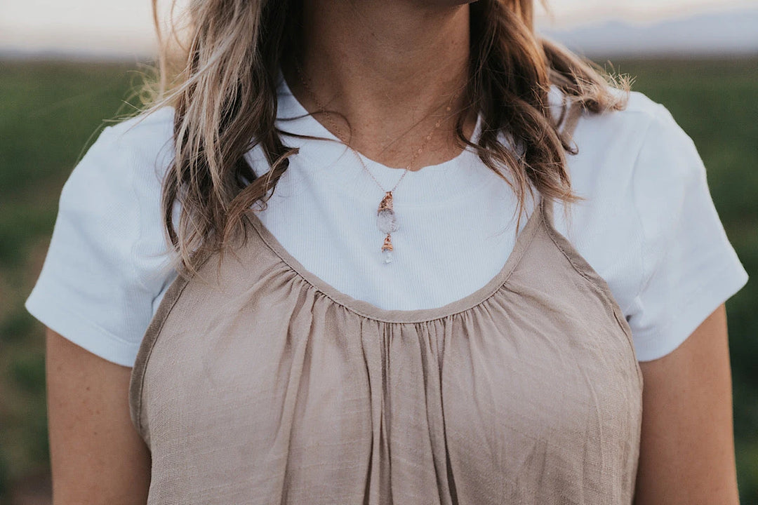 Crystal Drop Necklace · Necklaces ·  Little Sycamore