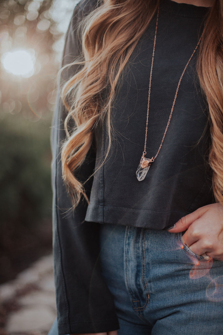 Crystal Peak · Quartz Necklace · Necklaces ·  Little Sycamore