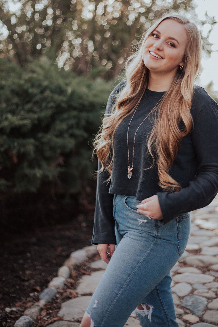 Crystal Peak · Quartz Necklace · Necklaces ·  Little Sycamore