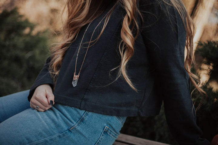 Crystal Peak · Quartz Necklace · Necklaces ·  Little Sycamore