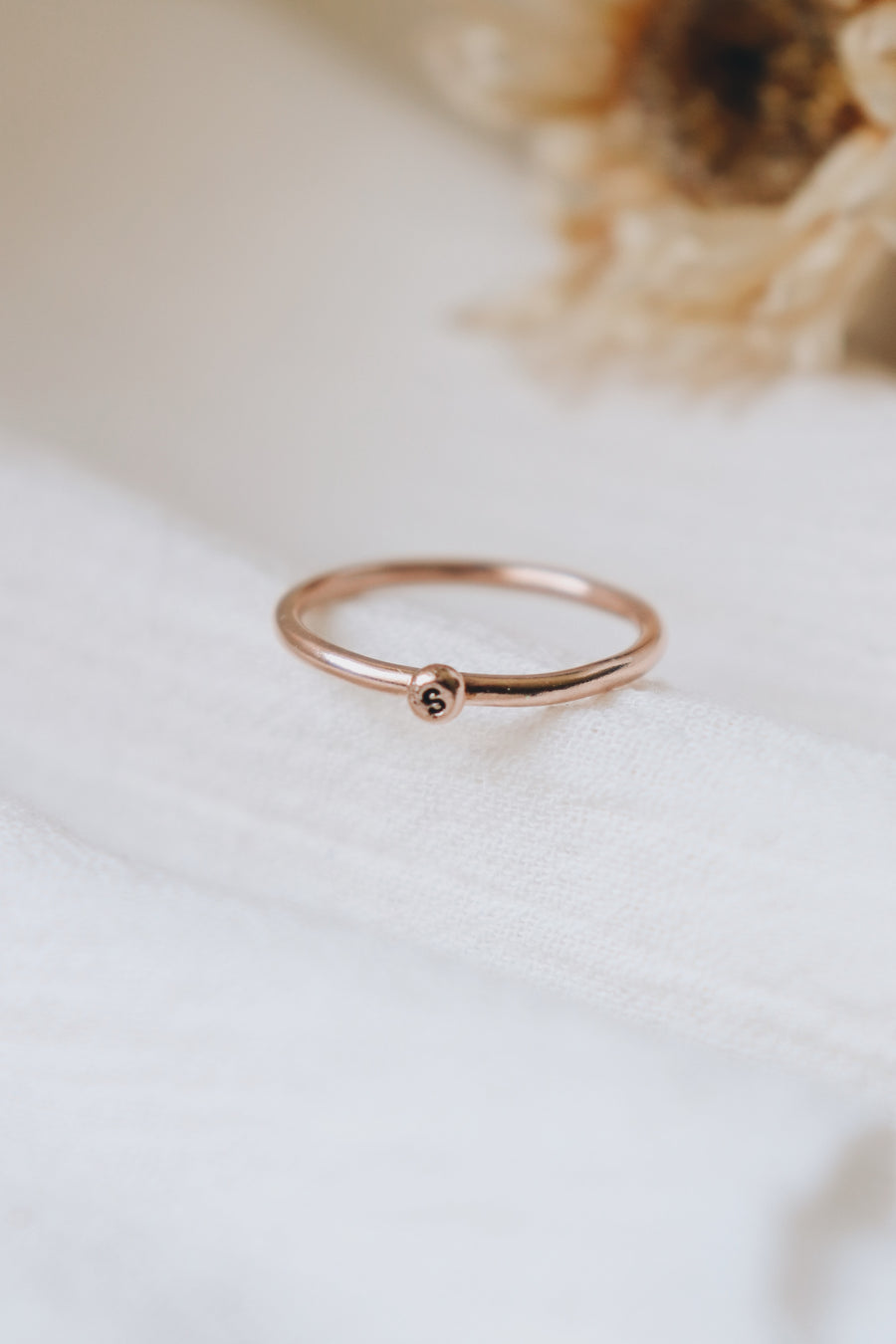 Little Initial Ring · For Valentine's Day - Little Sycamore
