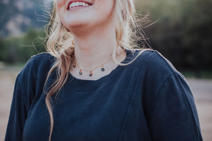 December Raindrops Necklace · Zircon · Necklaces ·  Little Sycamore