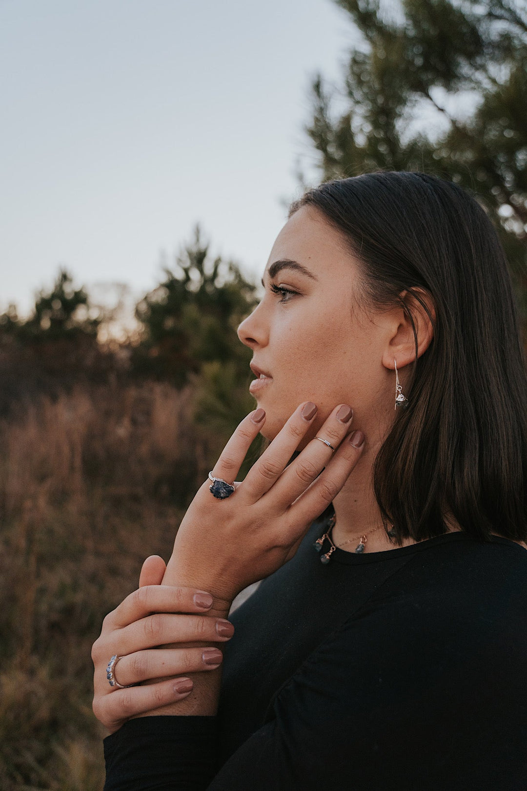 December Raindrops Necklace · Zircon · Necklaces ·  Little Sycamore