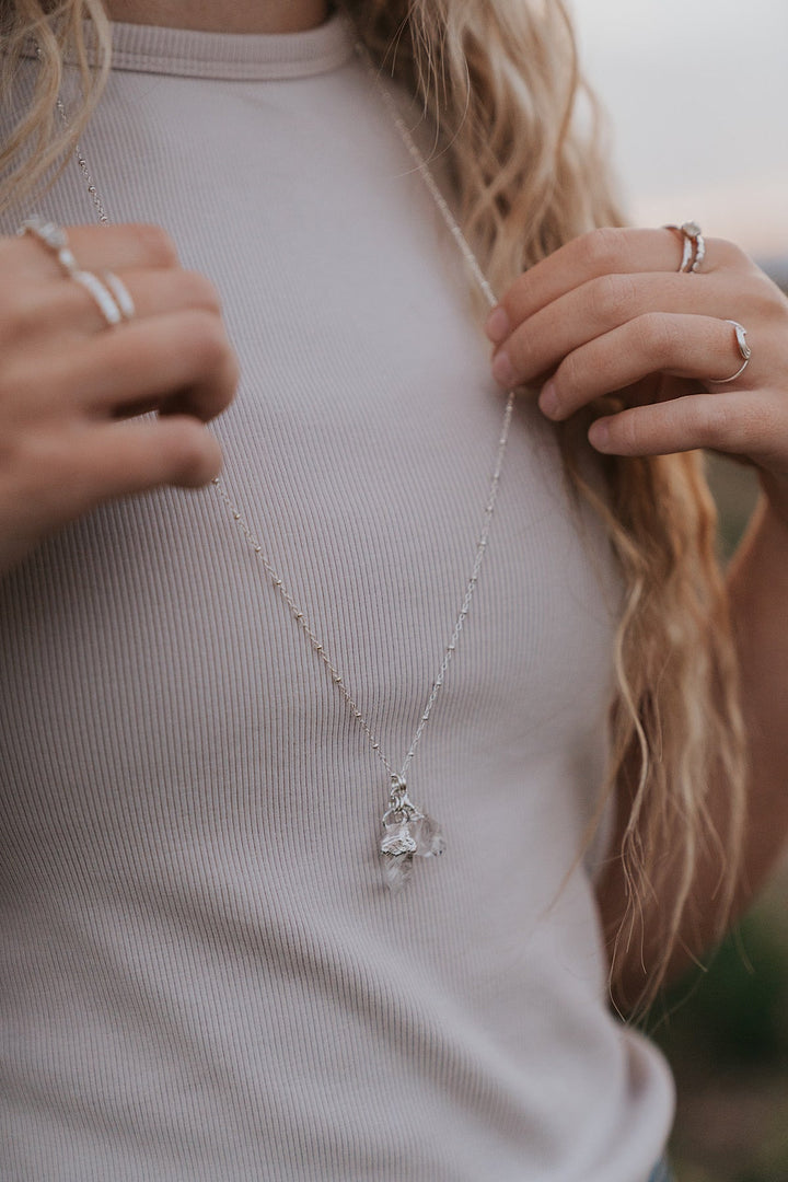 Double Quartz Necklace · Necklaces ·  Little Sycamore