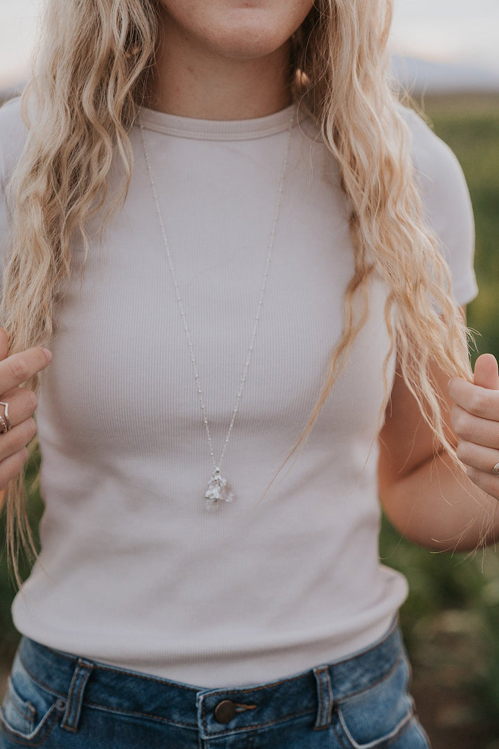 Double Quartz Necklace · Necklaces ·  Little Sycamore