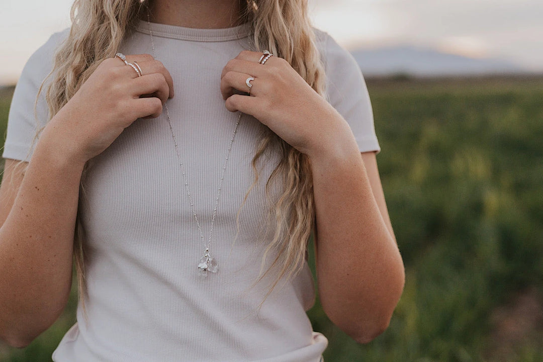 Double Quartz Necklace · Necklaces ·  Little Sycamore