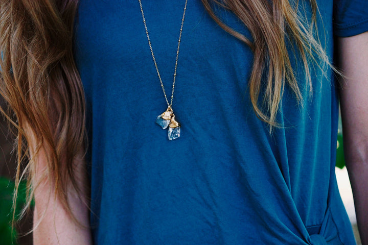 Double Quartz Necklace · Necklaces ·  Little Sycamore