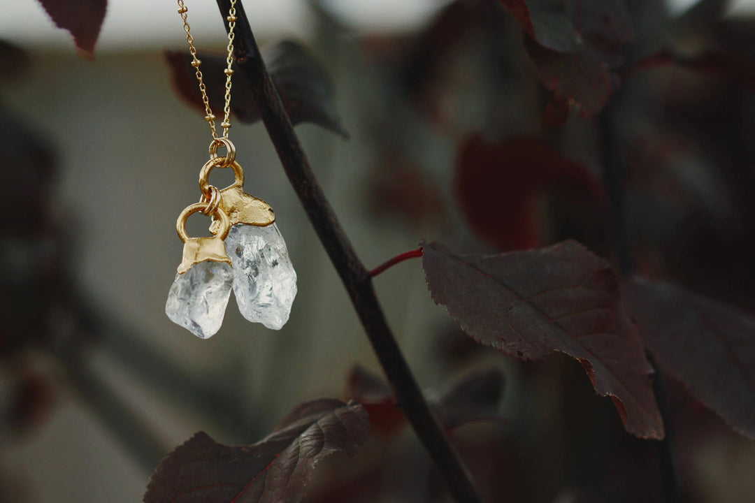 Double Quartz Necklace · Necklaces ·  Little Sycamore