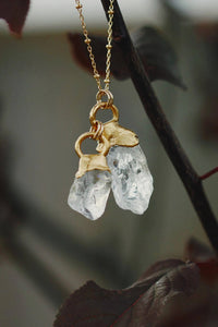 Double Quartz Necklace · Necklaces ·  Little Sycamore