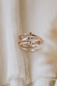 Little Initial Ring · For Valentine's Day - Little Sycamore