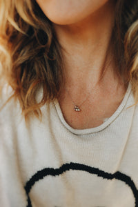 Little Birthstone Droplet Necklace · Customizable - Little Sycamore