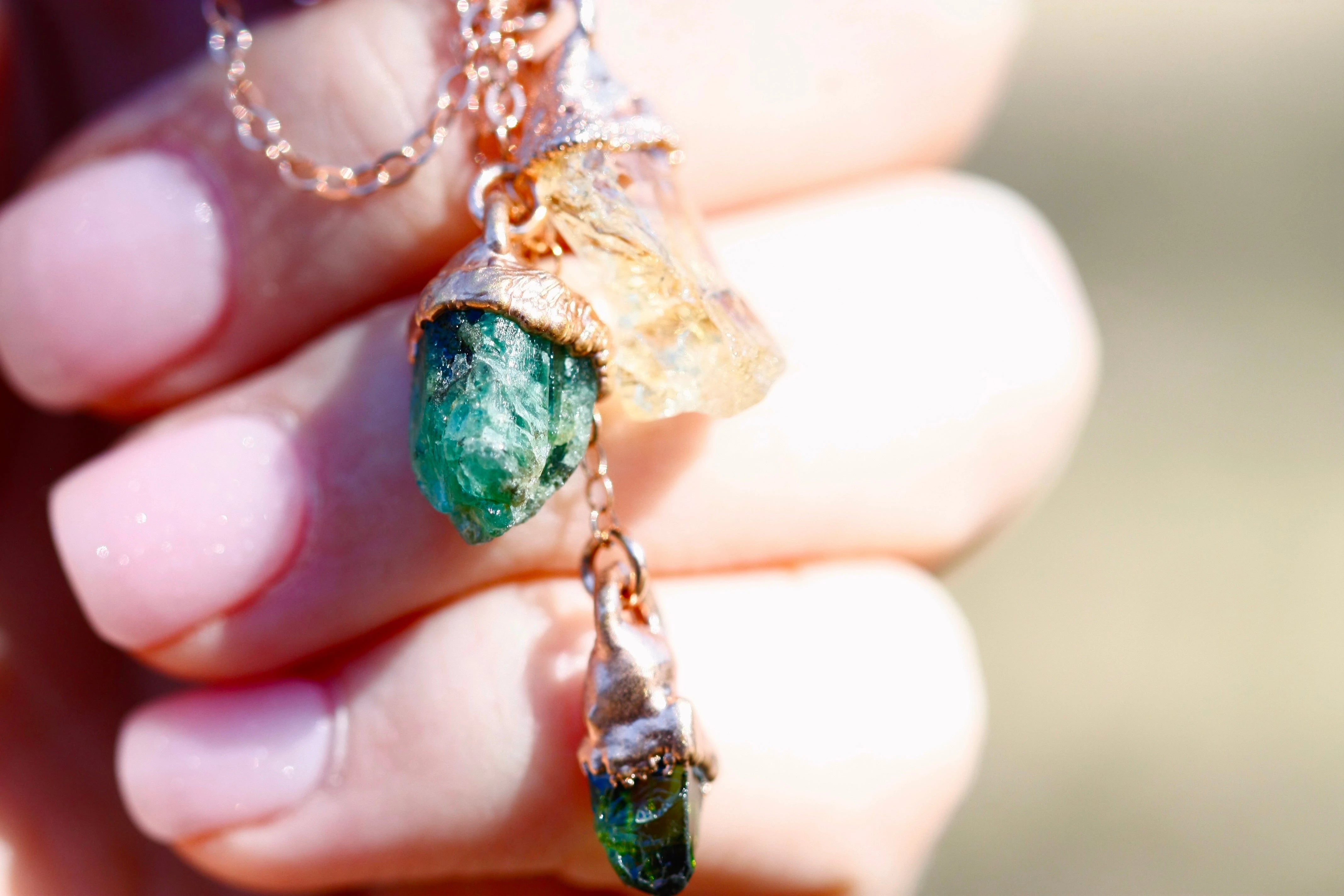EARTH NECKLACE Earth Element Necklace