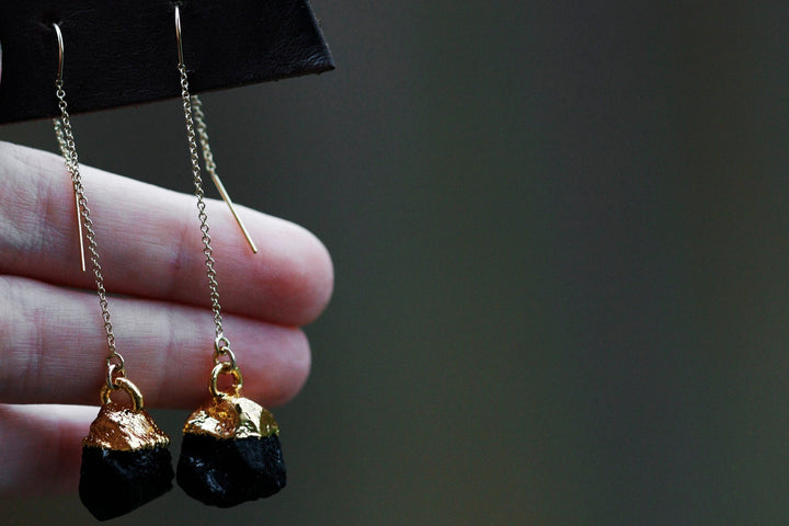 Ebony Drop Earrings · October · Earrings ·  Little Sycamore