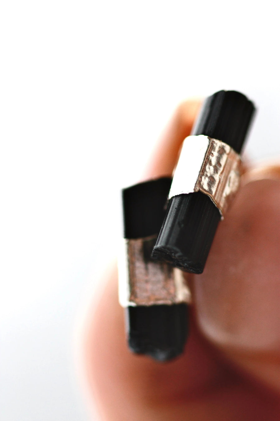 Ebony Studs · Tourmaline · Earrings ·  Little Sycamore