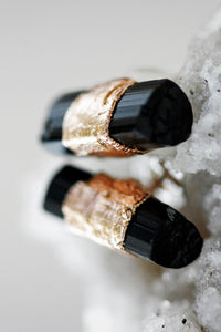 Ebony Studs · Tourmaline · Earrings ·  Little Sycamore