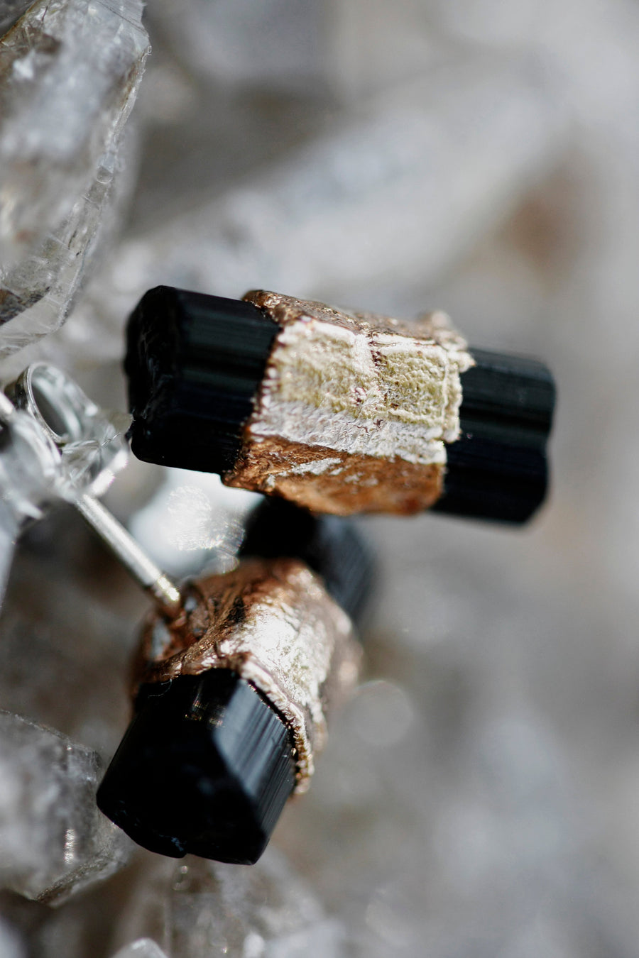 Ebony Studs · Tourmaline · Earrings ·  Little Sycamore