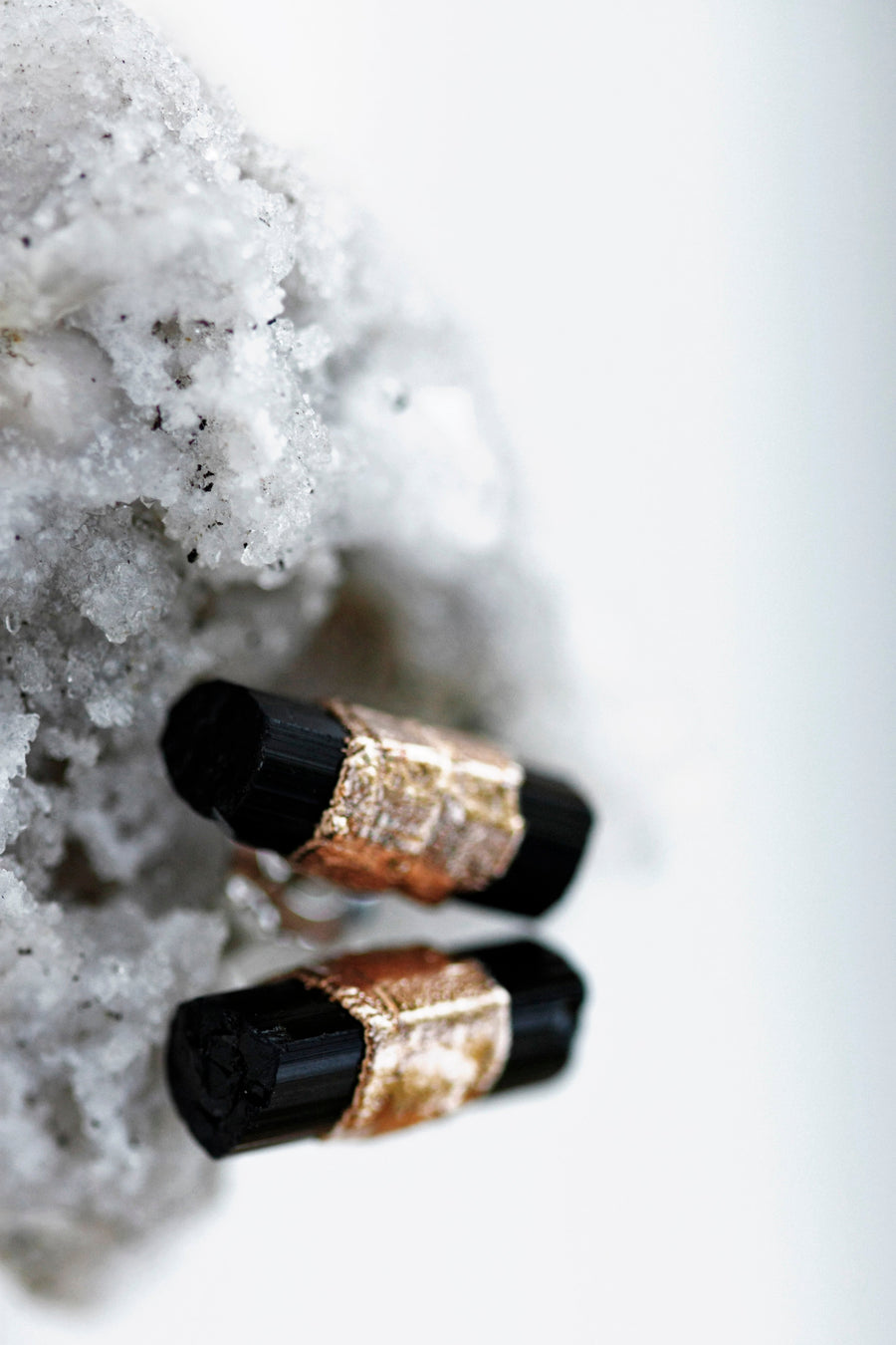 Ebony Studs · Tourmaline · Earrings ·  Little Sycamore