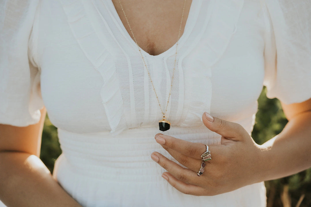 Ebony · Tourmaline Necklace · Necklaces ·  Little Sycamore