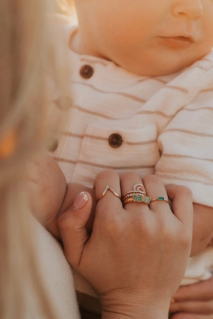 Emerald City · May Stackable Ring · Rings ·  Little Sycamore