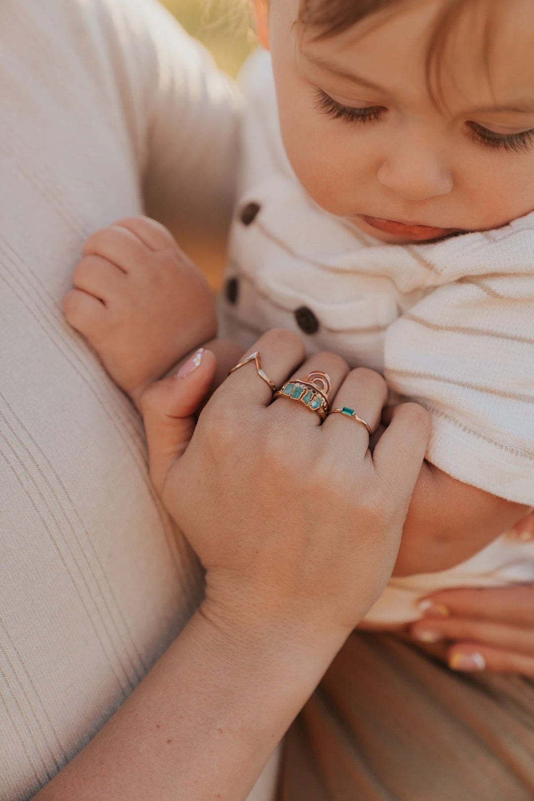 Emerald City · May Stackable Ring · Rings ·  Little Sycamore