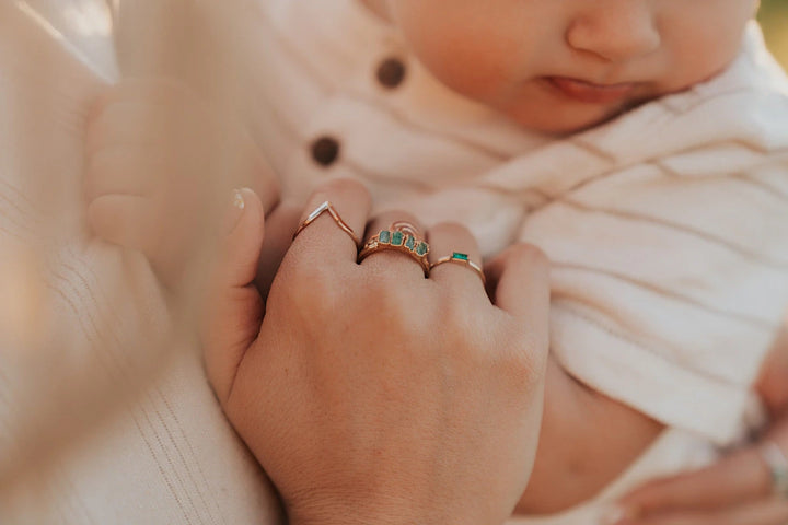 Emerald City · May Stackable Ring · Rings ·  Little Sycamore