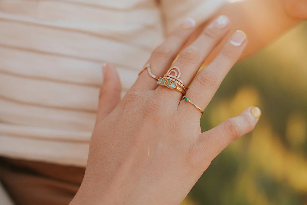 Emerald City · May Stackable Ring · Rings ·  Little Sycamore