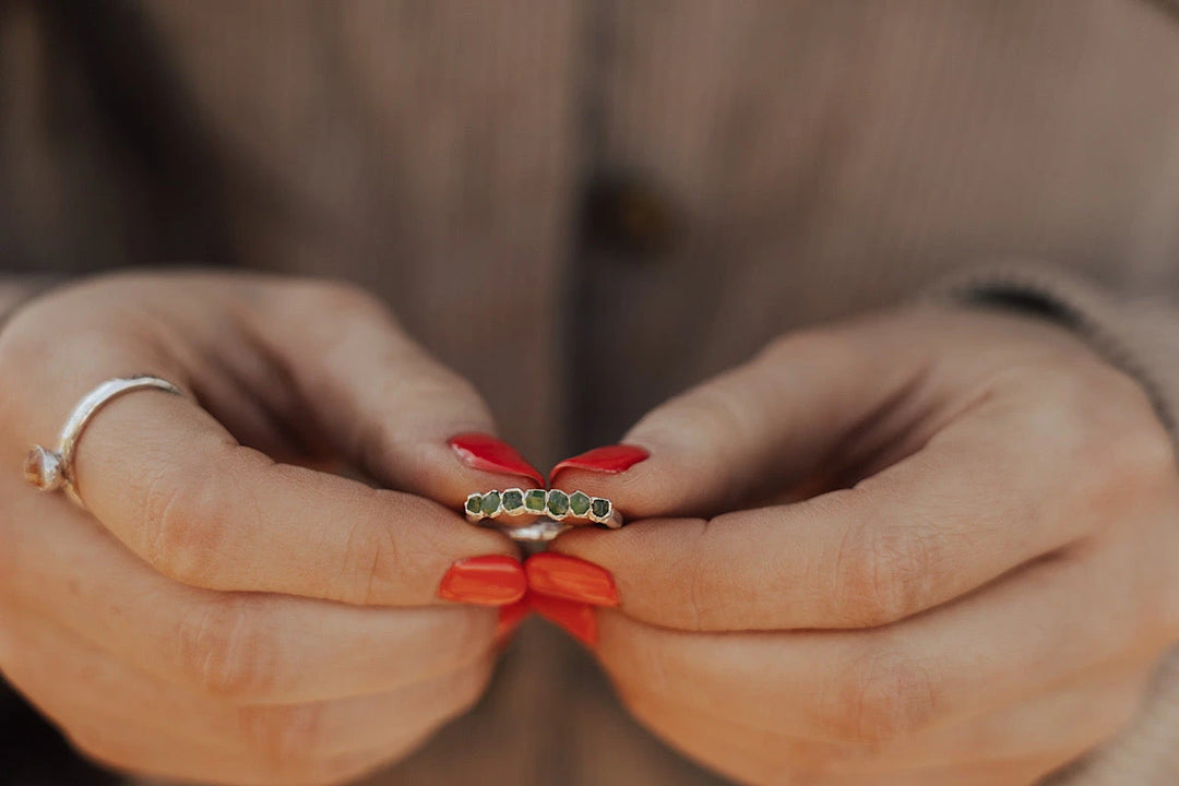 Evergreen · January Stackable Ring · Rings ·  Little Sycamore