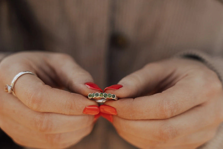 Evergreen · January Stackable Ring · Rings ·  Little Sycamore