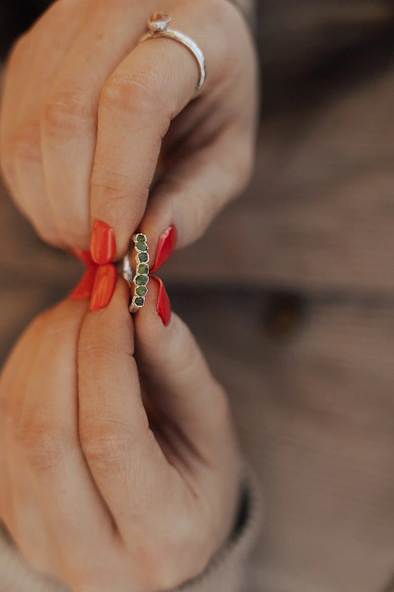 Evergreen · January Stackable Ring · Rings ·  Little Sycamore