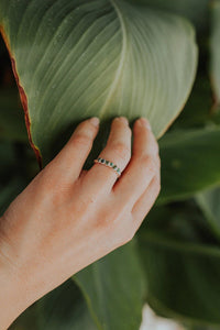 Evergreen · January Stackable Ring · Rings ·  Little Sycamore