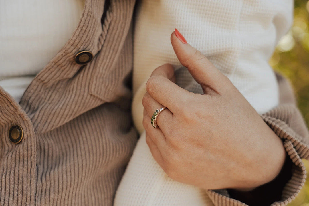 Evergreen · January Stackable Ring · Rings ·  Little Sycamore