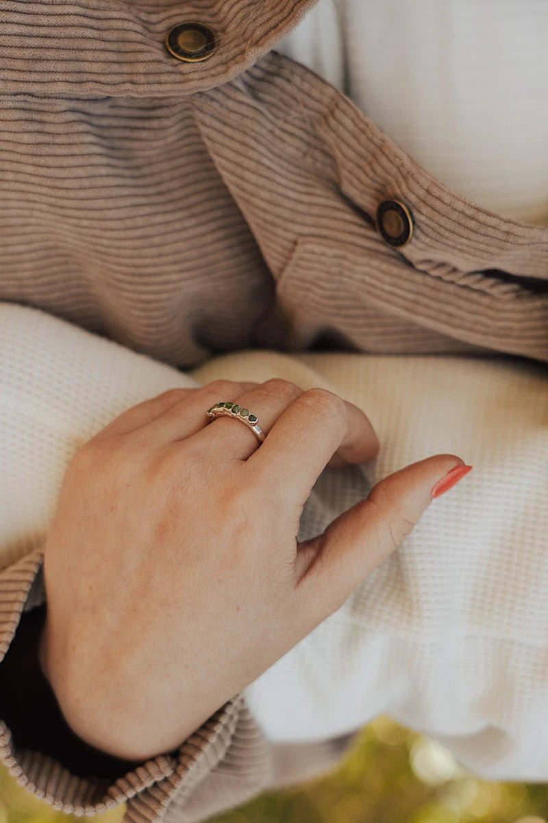 Evergreen · January Stackable Ring · Rings ·  Little Sycamore