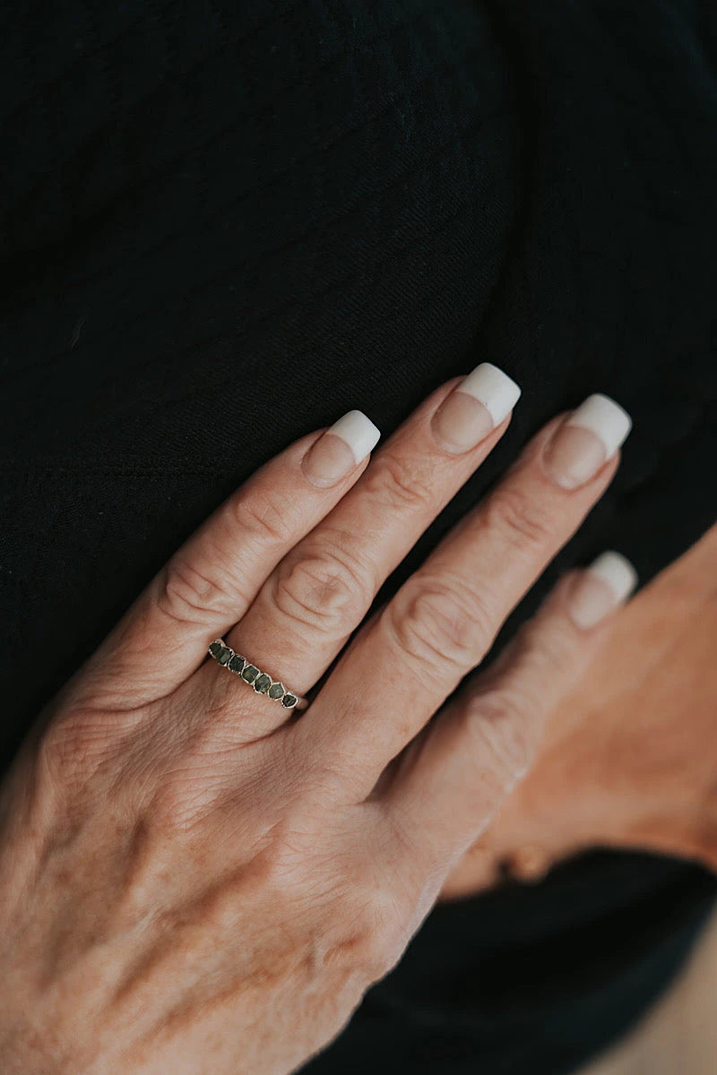 Evergreen · January Stackable Ring · Rings ·  Little Sycamore