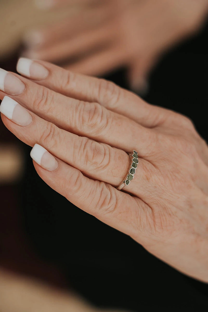 Evergreen · January Stackable Ring · Rings ·  Little Sycamore