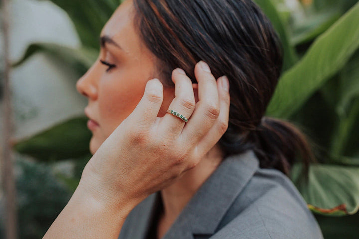 Evergreen · January Stackable Ring · Rings ·  Little Sycamore